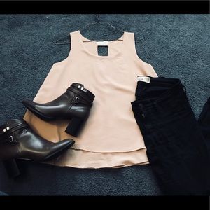 Light pink/Beige tank top